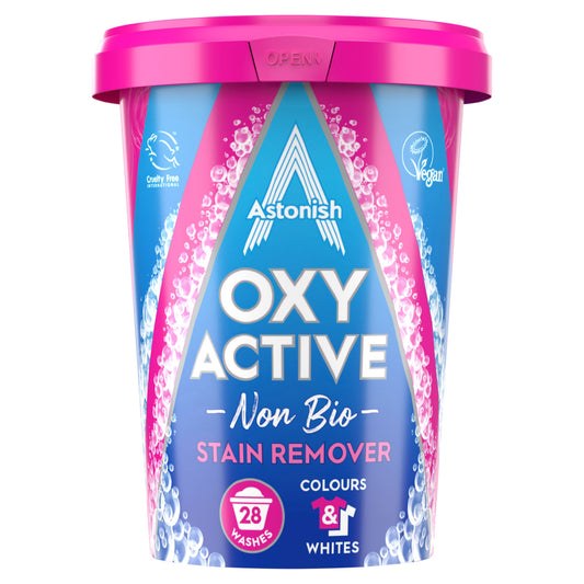 Astonish Oxy Active Fabric Stain Remover Non Bio 28 Washes