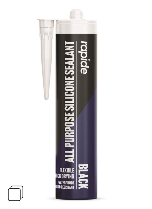 Rapide All Purpose Silicone Sealant Black 260ML