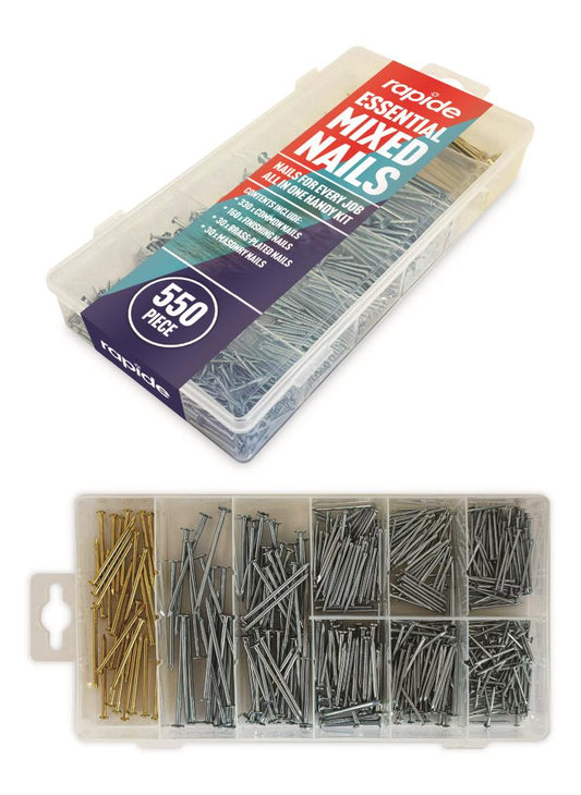 Rapide Essential Mixed Nails Kit 550PC