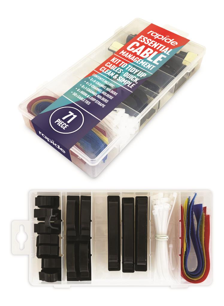 Rapide Essential Cable Management Kit 71PC
