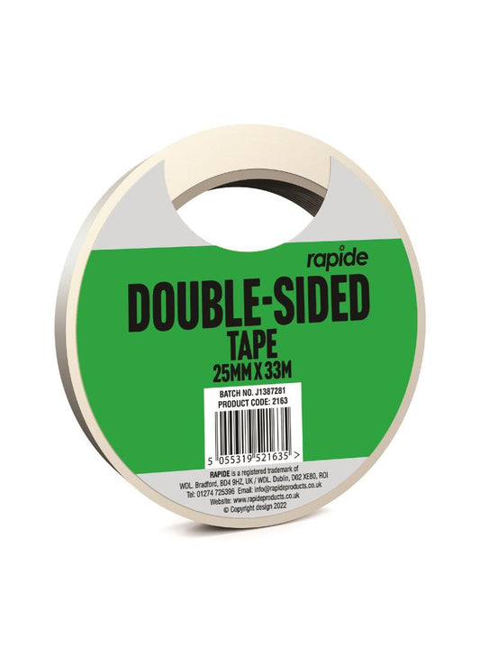 Rapide Double-Sided Tape 25MM X 33M