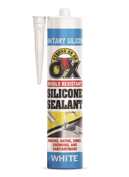 SAAO Mould Resistant Silicone Sealant White 300ML