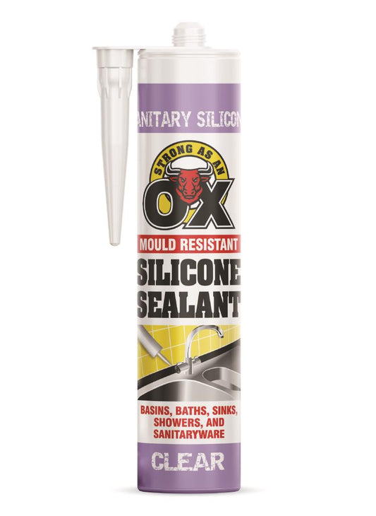 SAAO Mould Resistant Silicone Sealant Clear 300ML
