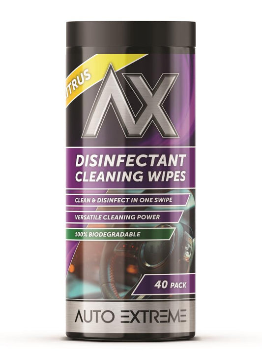 AX Disinfectant Cleaning Wipes Citrus 40PK