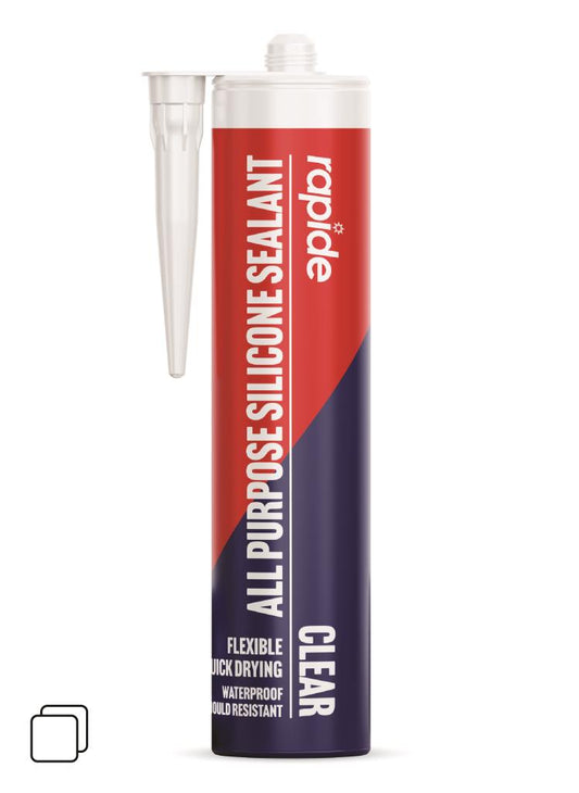 Rapide All Purpose Silicone Sealant Clear 260ML