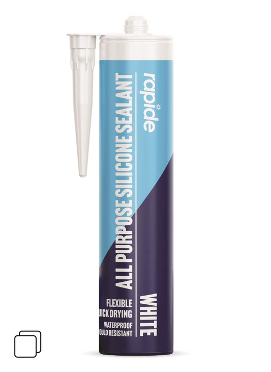Rapide All Purpose Silicone Sealant White 260ML