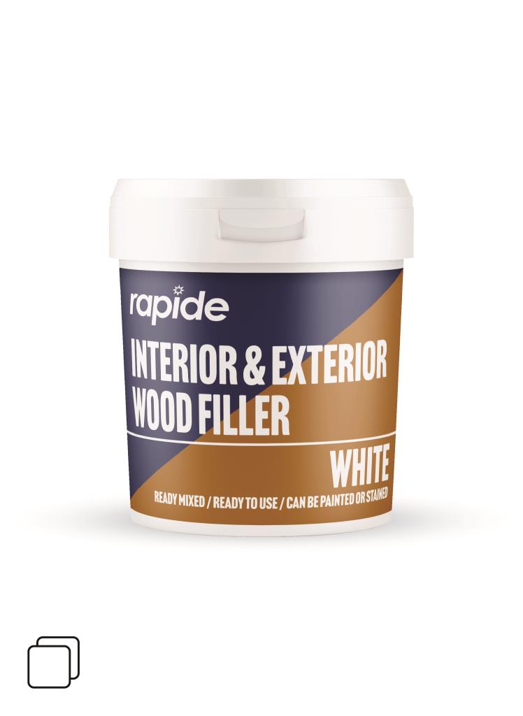 Rapide Interior & Exterior Wood Filler White 470G